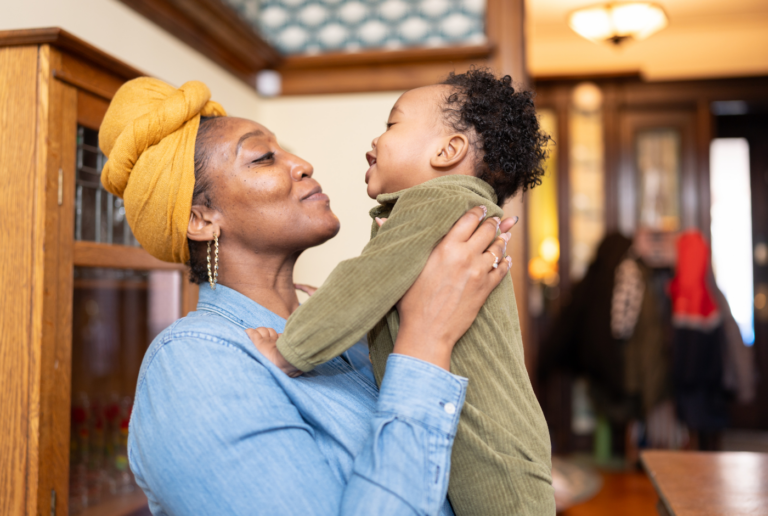 Bebe et maman